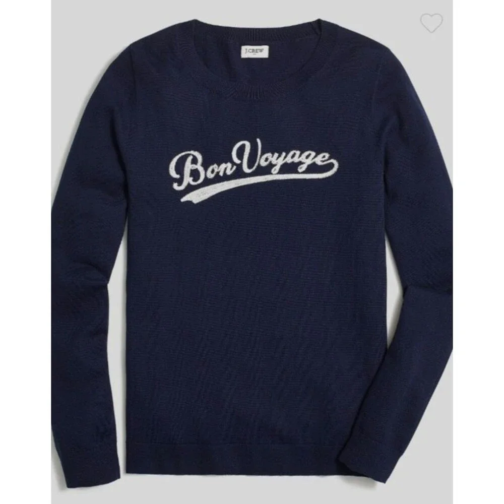 J. Crew Womens Bon Voyage Teddie Sweater Size S
